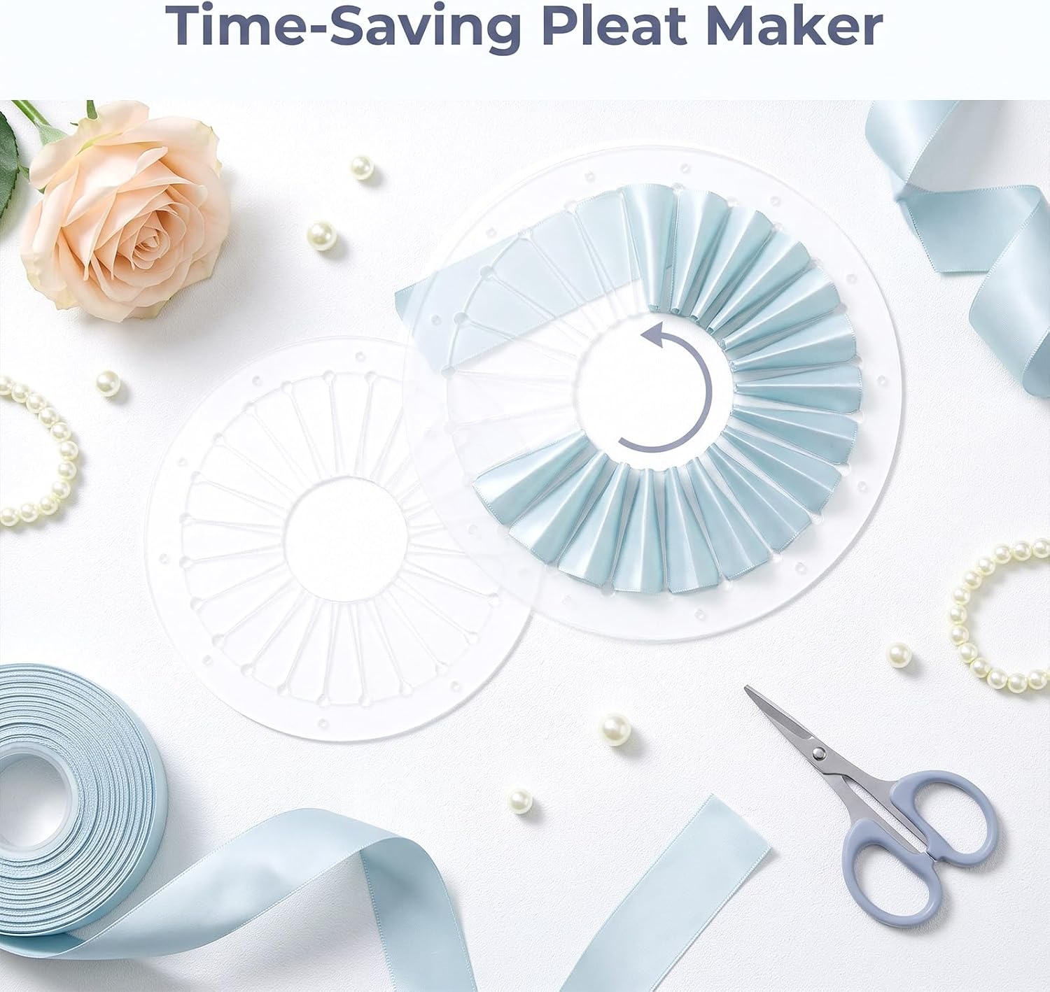 3 Pcs Ribbon Rosette Maker Badge Ribbon Maker Ribbons Rosette Brooch image 3