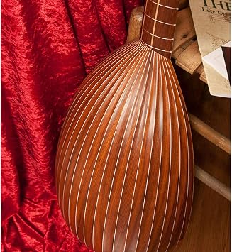 7-Course Lute Bundle Includes: Pro Quality Deluxe 7-Course Roosebeck Lute W/Gig Bag - Lt7drsn + Roosebeck 7-Course Descant Lute String Set