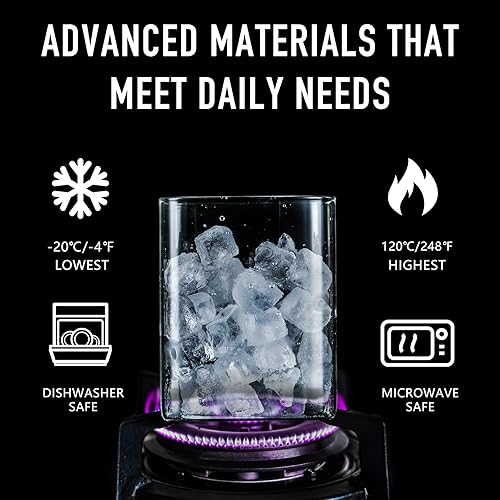 Miniatura 5 de Contenedores herméticos rectangulares de vidrio de 37 onzas con tapas de bambú (juego de 6), tarro cuadrado de almacenamiento de alimentos,