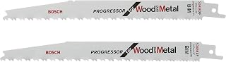 Bosch Professional Säbelsägeblatt S 3456 XF Progressor for Wood and Metal (für Holz und Metall, Zubehör Säbelsäge) 200 mm