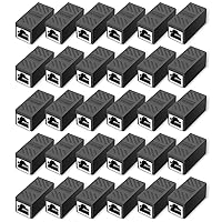 Vista 14 de Acoplador RJ45 Acoplador Ethernet Acoplador en línea para Cat8/Cat7/Cat6/Cat5e/Cat5 Adaptador extensor de cable Ethernet para PC, router, módem PS5