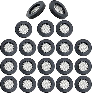 20pcs Stainless Steel Garden Hose Screen Filter, Pressure Shower Head Washer Gasket Hose Filter with 40 Mesh for 1/2" Garden Hose Faucet Inside Fittings