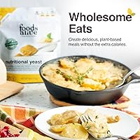 Vista 8 de Foods Alive Copos de levadura nutricional – Bolsa de 6 onzas No fortificado, vegano, sin gluten, sin OMG Sustituto de queso sin lácteos