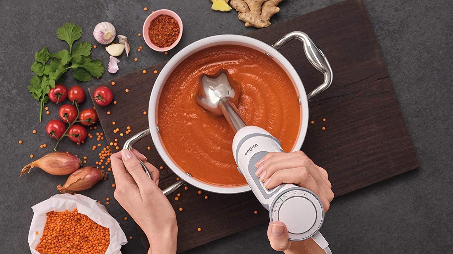 Braun MQ 5245 - MultiQuick 5 Vario Hand Blender With Attachments - 1000  Watt - White: Buy Online at Best Price in Egypt - Souq is now Amazon.eg