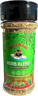 SpiceRush Premium Herb Blend Seasoning, Fresh Fragrant Versatile Mix with Rosemary Thyme Oregano, 3 oz Jar, All-Natural Jamaican-Inspired