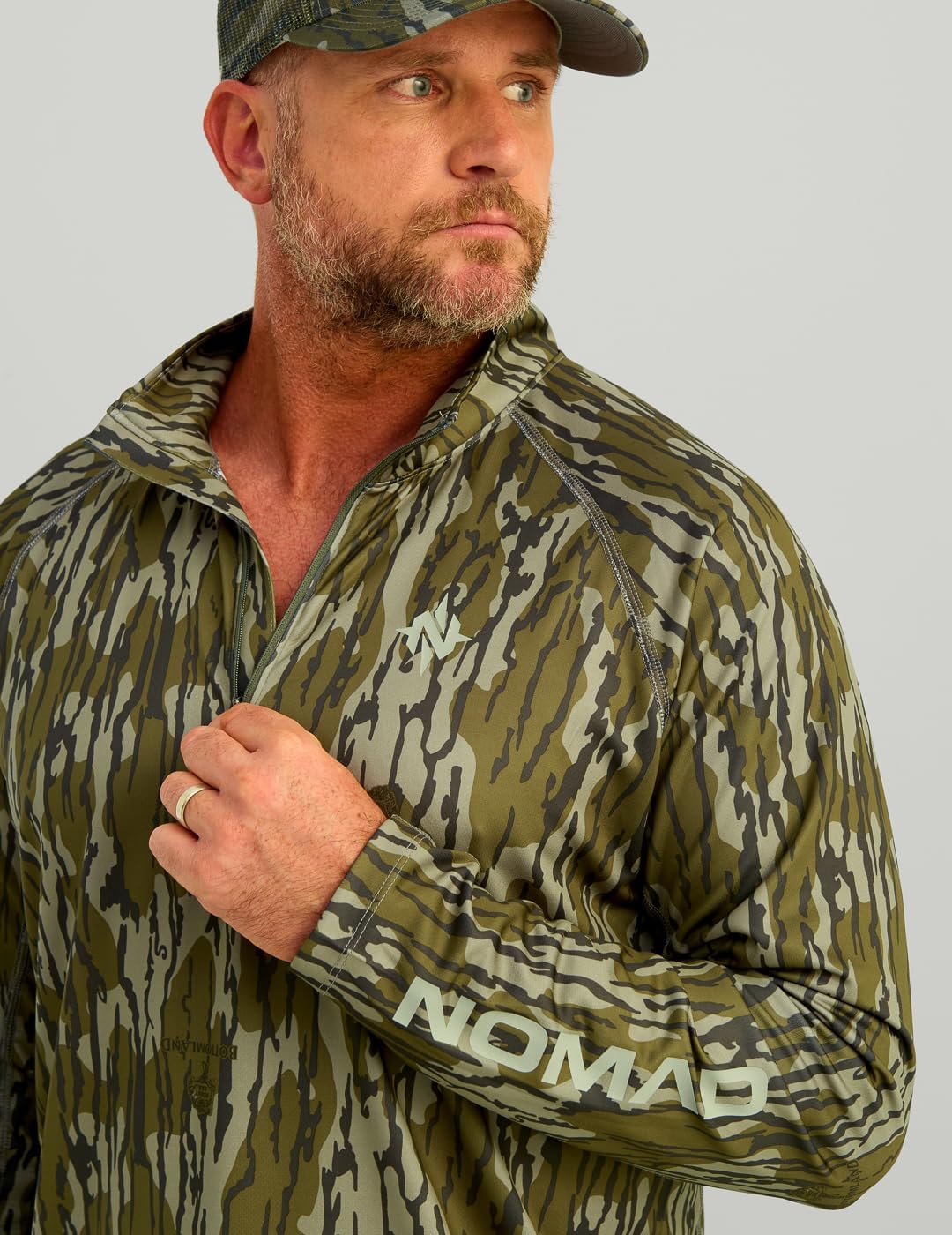 Nomad Mens Mirage 1/4 Zip, Performance Hunting Pullover Shirt - Image 2