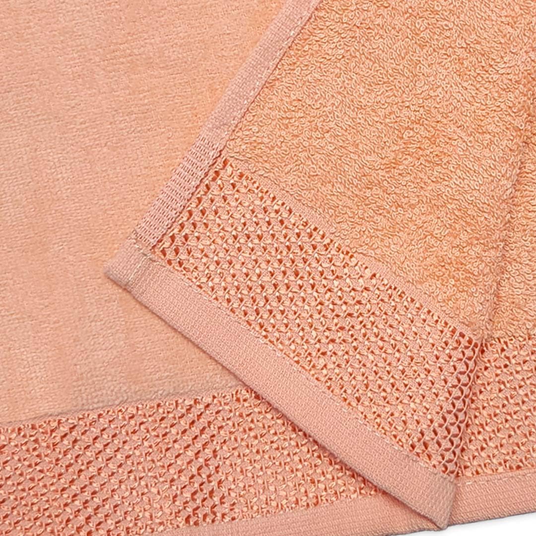Kaufman - Personalized Velour Beach and Pool Towel 100% Cotton 30in X 60in Solid Color Bath Towel Embroidered (Peach)