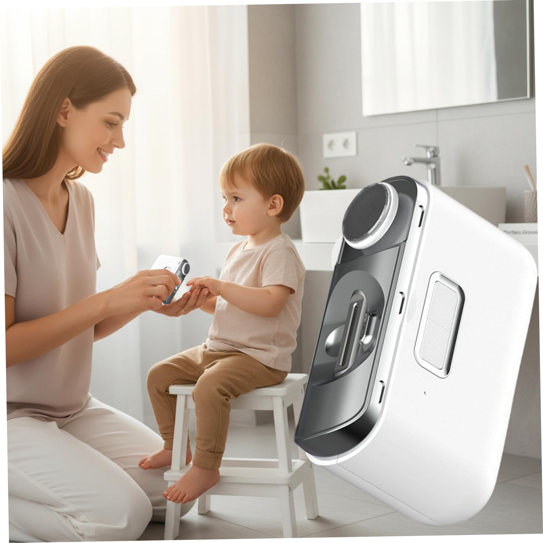 Cortauñas y lima eléctrica automática 2 en 1, cortaúñas segura para adultos, personas mayores, bebés y niños con pulido suave, diseño de fácil agarre..
