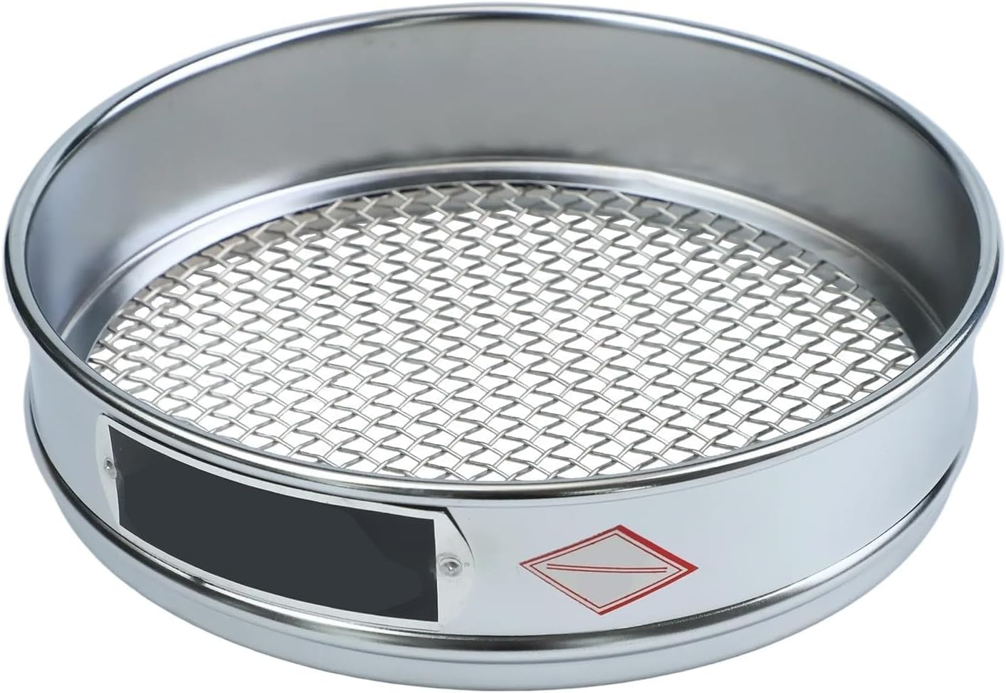 Compatible with Stainless Steel Test Sieve 20cm Chrome Plated Frame 304 Mesh Screen for Lab Industry Food Medicine Soil Sand Grain Inspection 4-600 Mesh(325 mesh)