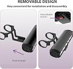 UPPEL 2600 Phare de vélo rechargeable Lumen - Lumière de vélo haute luminosité pour l'équitation de nuit, lumière avant de vélo imperméable, facile d'installation Accessoires de vélo pour hommes femmes