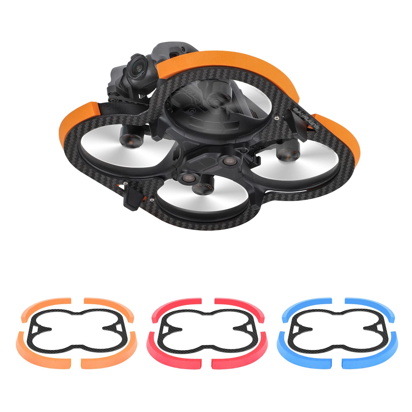 TERRIFI Protective Bumper Ring for DJI Avata Propeller Guard, EVA Anti Drop Scratch,Durable,Anti Collision Protective Cover Case Buffer Ring Set for Drone, Impact Protectors for DJI Avata