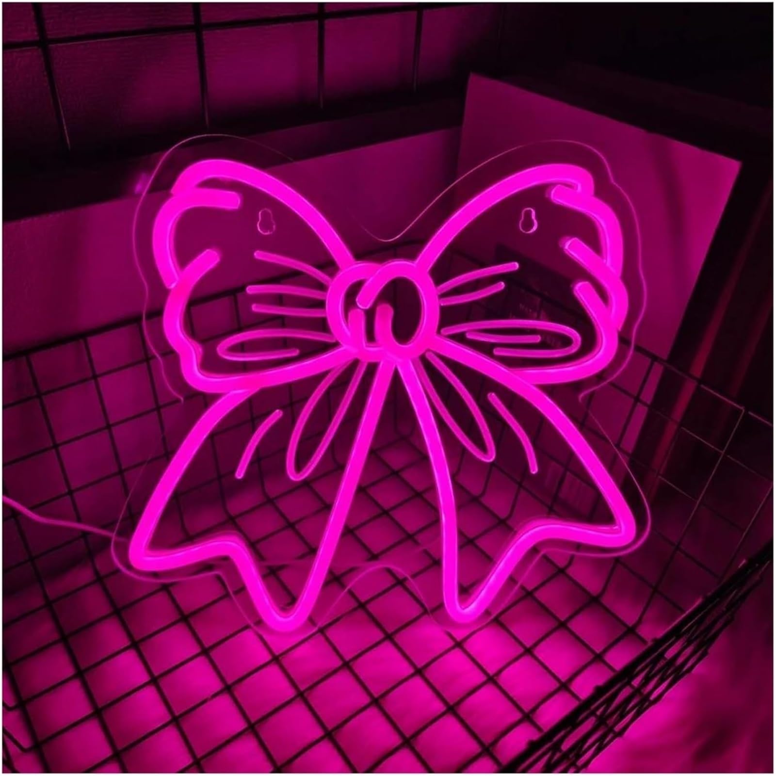 Letrero de neón Para lámpara de neón palabra prestada Para Arco para letrero para brillo luz LED Para rosa