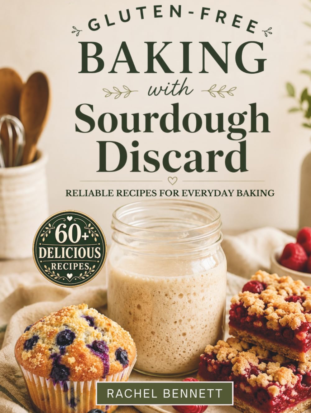 Gluten-Free Baking with Sourdough Discard: Gluten-Free Discard Recipes for Breads, Muffins, Cakes, Cookies & Everyday Baking