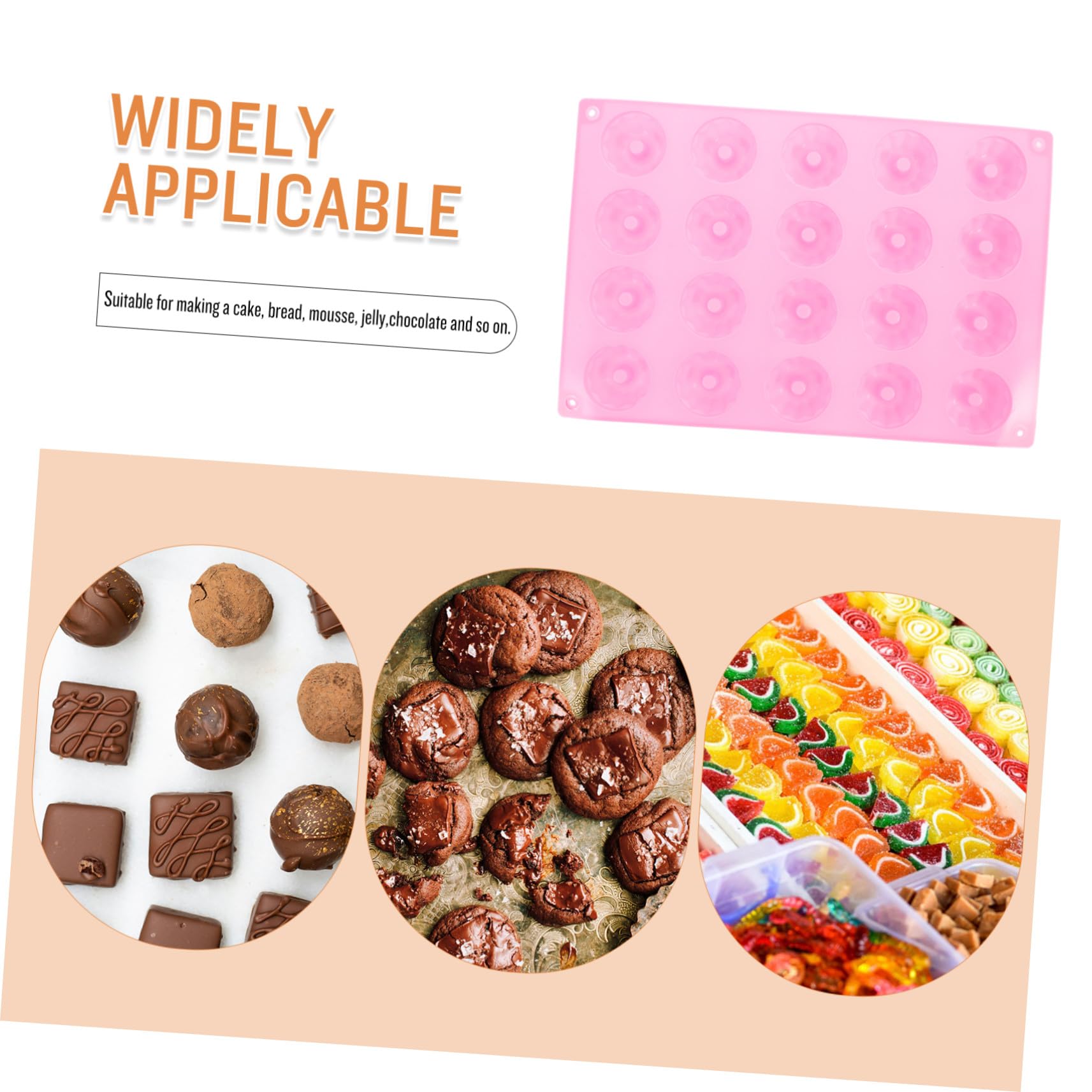 Silikon Kuchenform mit 20 Mulden für Brot und Muffins
