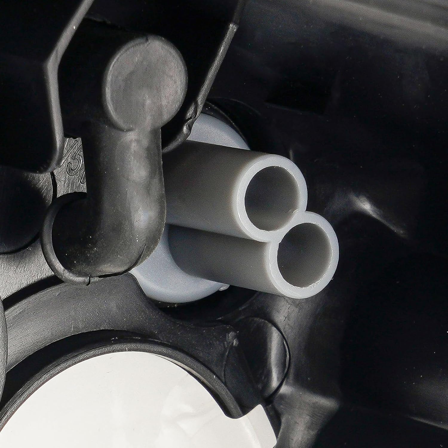 KAC Headlight Assembly for 2013-2016 Mazda CX-5, Black Housing with Amber Reflector & Clear Lens, Replacement for MA2519146 & KJ0151031C, 2-Piece Set (Driver & Passenger Side)