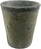 HomArt Rustic Terra Cotta Rose Pot, Large, Moss Grey, Classical IndoorOutdoor 6x7 IndoorOutdoor Planter for Herbs, Flowers, houseplants, Cottage Gardens, Potage