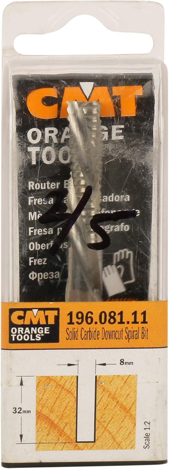 CMT 196.200.11 20mm Downcut Spiral Router Bit