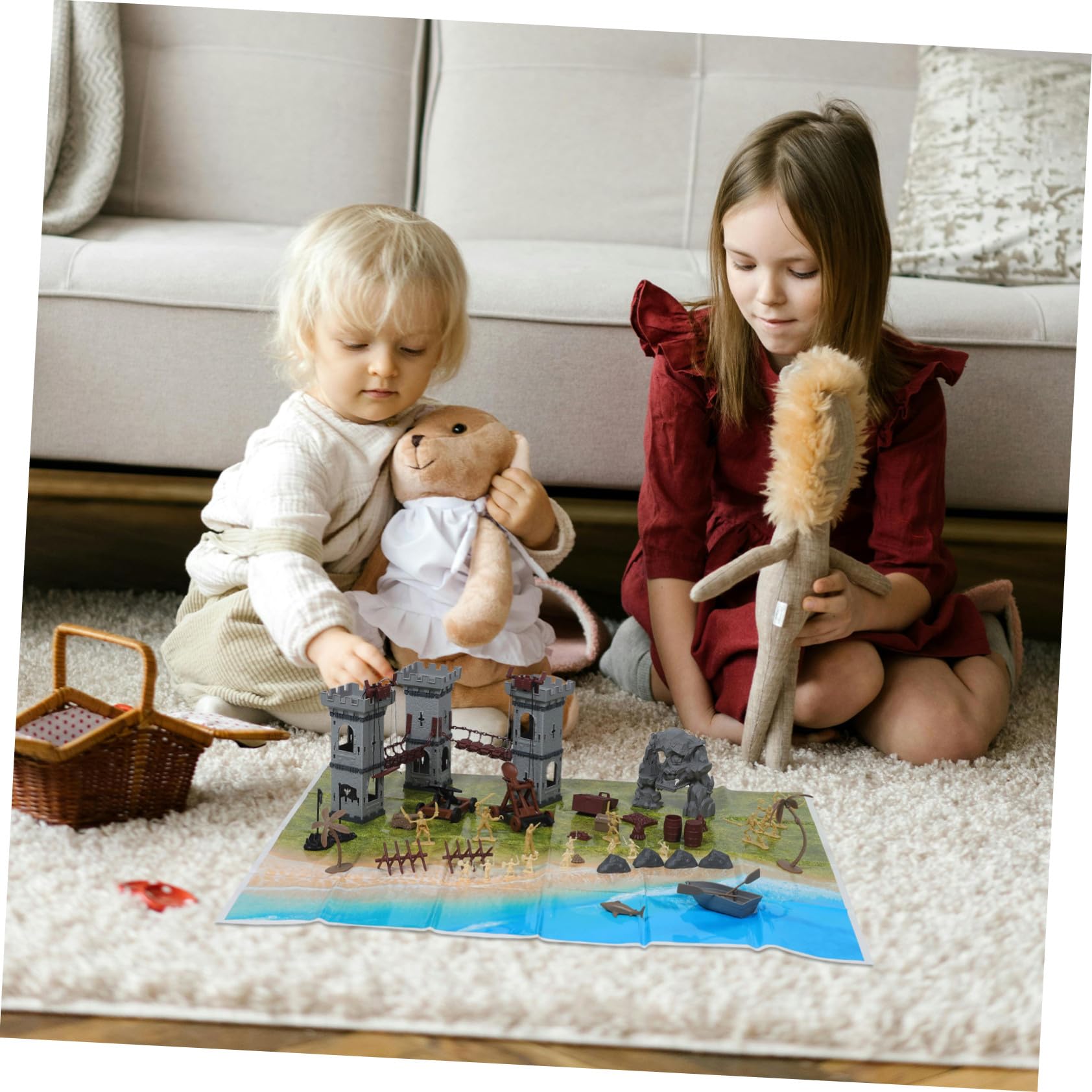 Ipetboom Mini Figure Esercito 293 Pezzi in Plastica per Gioco e Collezione | Dettagli Realistici, Assemblaggio Semplice, Adatti a Bambini e Collezionisti