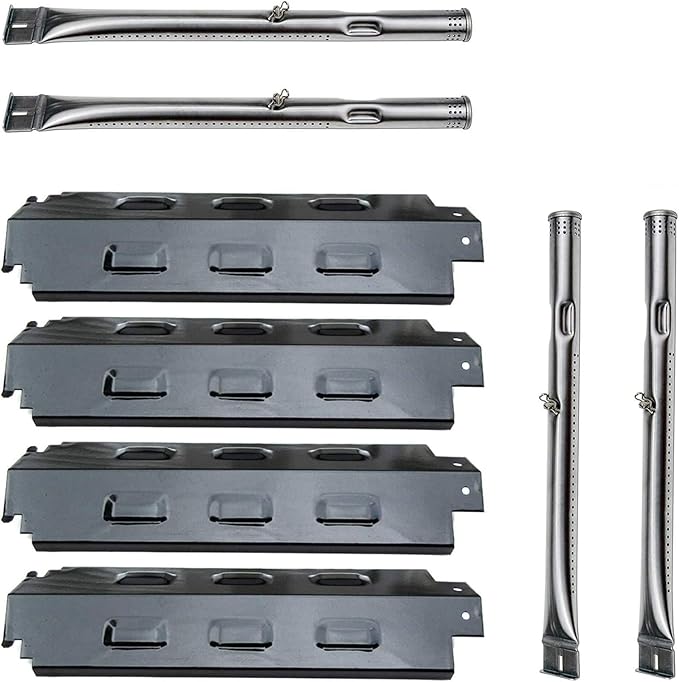 Adviace 4 Pack Grill Heat Plates and Burners Replacement