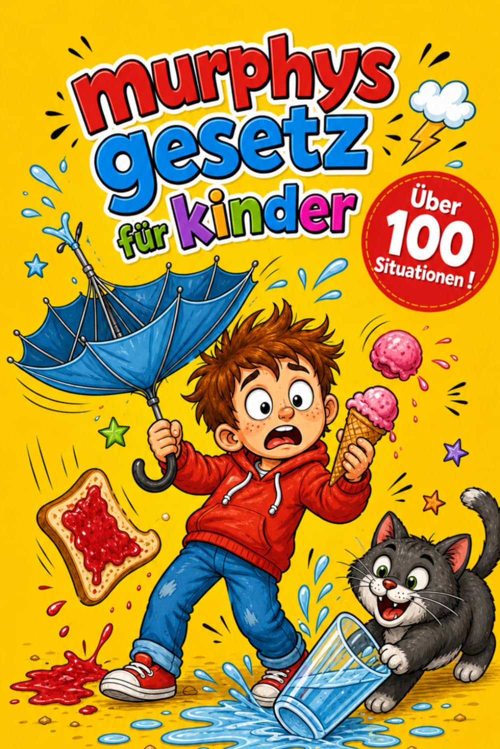 MURPHYS GESETZ FÜR KINDER: 150 lustige Missionen, Situationen und Doodles für Kinder über die unerwarteten Missgeschicke des Lebens und die lustigen Momente, in denen nichts nach Plan läuft