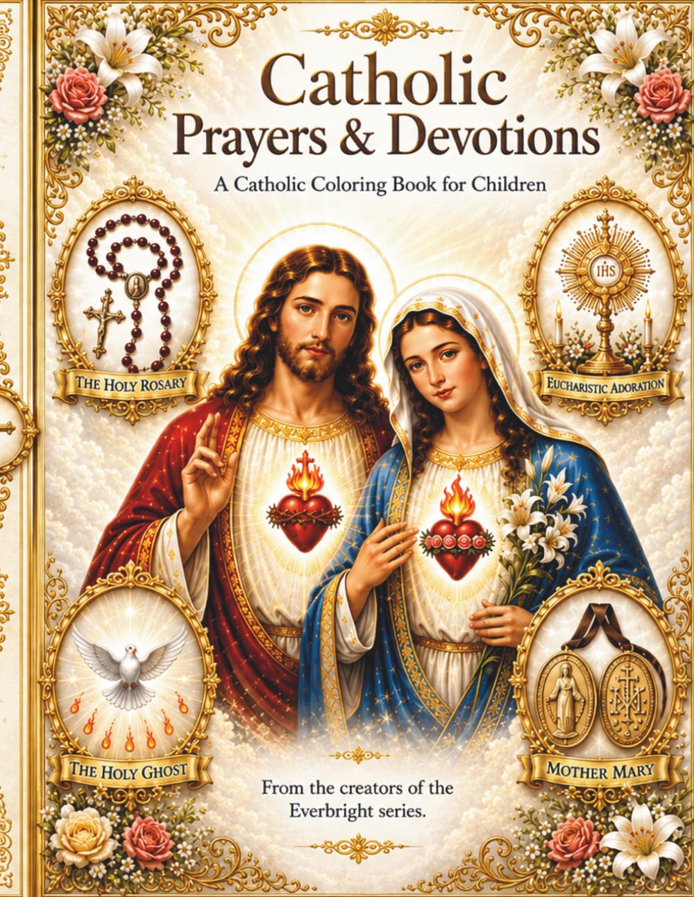 Catholic Prayers & Devotions: A Catholic Coloring Book for Children