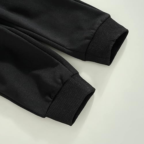 Miniatura 7 de Ropa de bebé niño pequeño camisa de franela con capucha y botones pantalones de chándal para niños conjunto de trajes de otoño e invierno