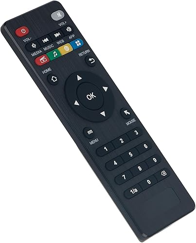AIDITIYMI Mando a distancia reemplazado adecuado para Amlogic Android Smart TV Box MXV Q7 Q8 U7 S905W V88 V99 CS918 A95X F1 Mini M8S TV Box para