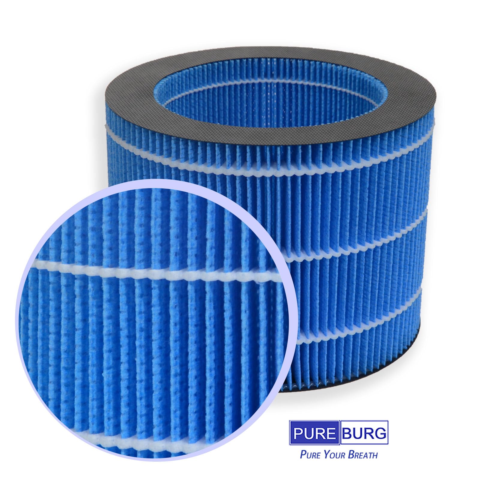 PUREBURG FY3446/30 Lot de 2 filtres d'humidificateur compatibles avec les humidificateurs Philips HU2716, HU2718, HU3915, HU3916, HU3918