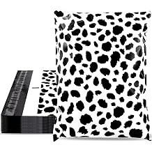 10x13 Inch Poly Mailers, Leopard Pattern, 100 Pack Self Sealing