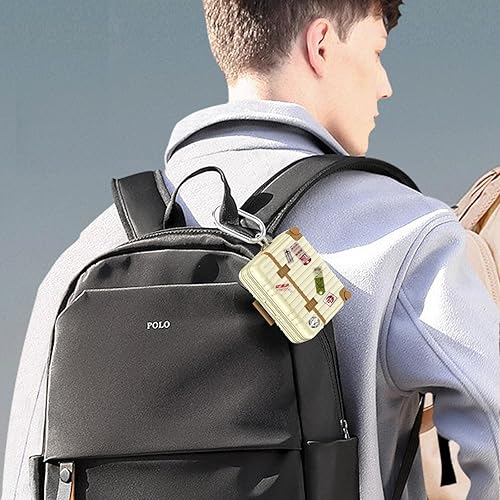 Vista 14 de KOREDA Funda compatible con AirPods Pro de 2ª/1ª generación, bonita y divertida funda de diseño de maleta para Airpods Pro de 2ª/1ª