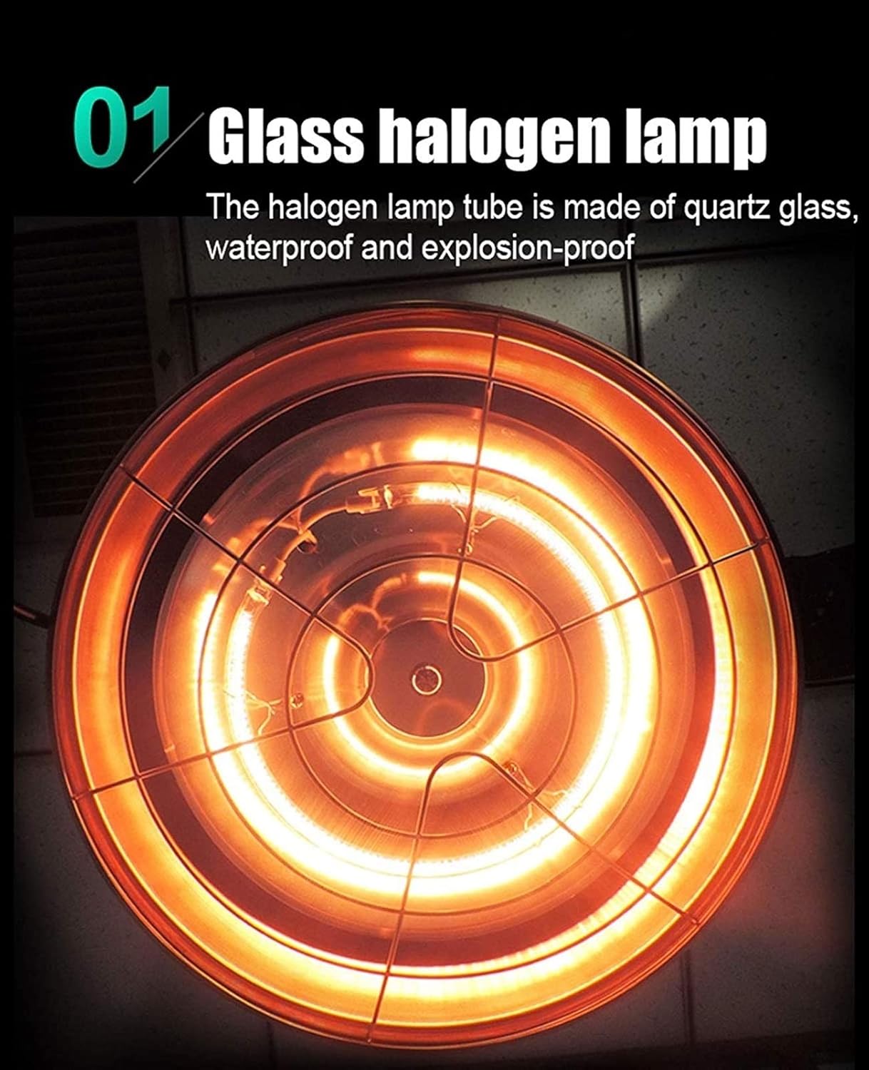 Chick Heat Lamp with Ceramic Bulb Holder Safe to Use Ceramic Heat Lamp Guard Fast Heating and High Efficiency Suitable for All Types of Pets (2pcs)