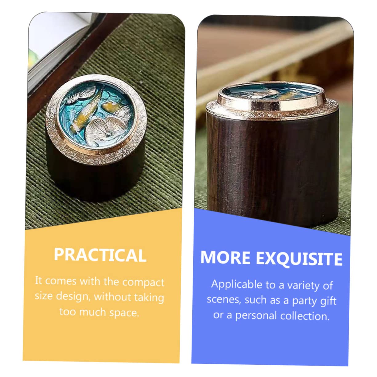 Cabilock Decorative Lid Stand Compact Wooden Teapot Lid Holder for Teacups and Kettles Unique Design for Home Office and Restaurant Decor