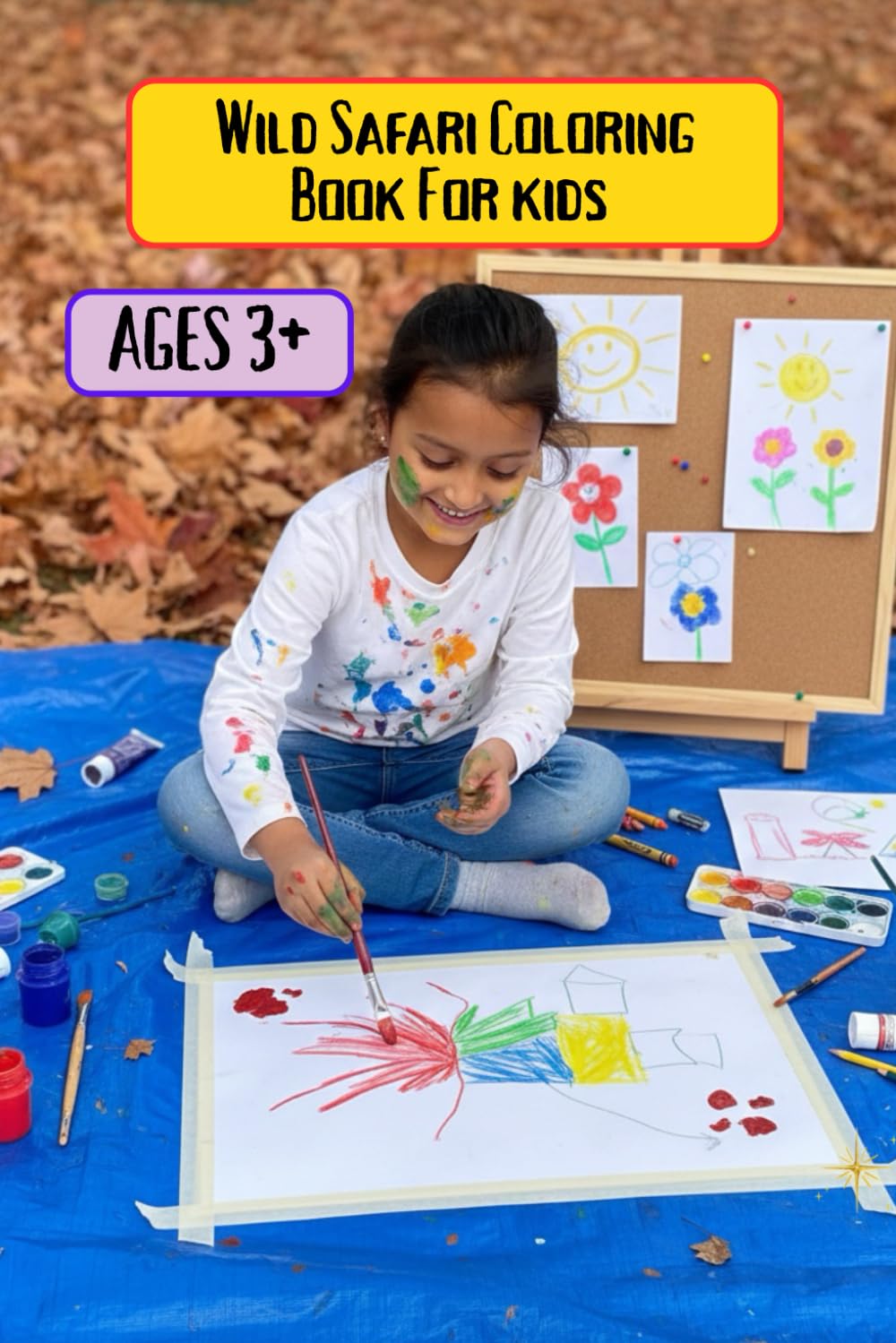 Wild Safari Coloring Fun for Little Kids (Ages 3–7)