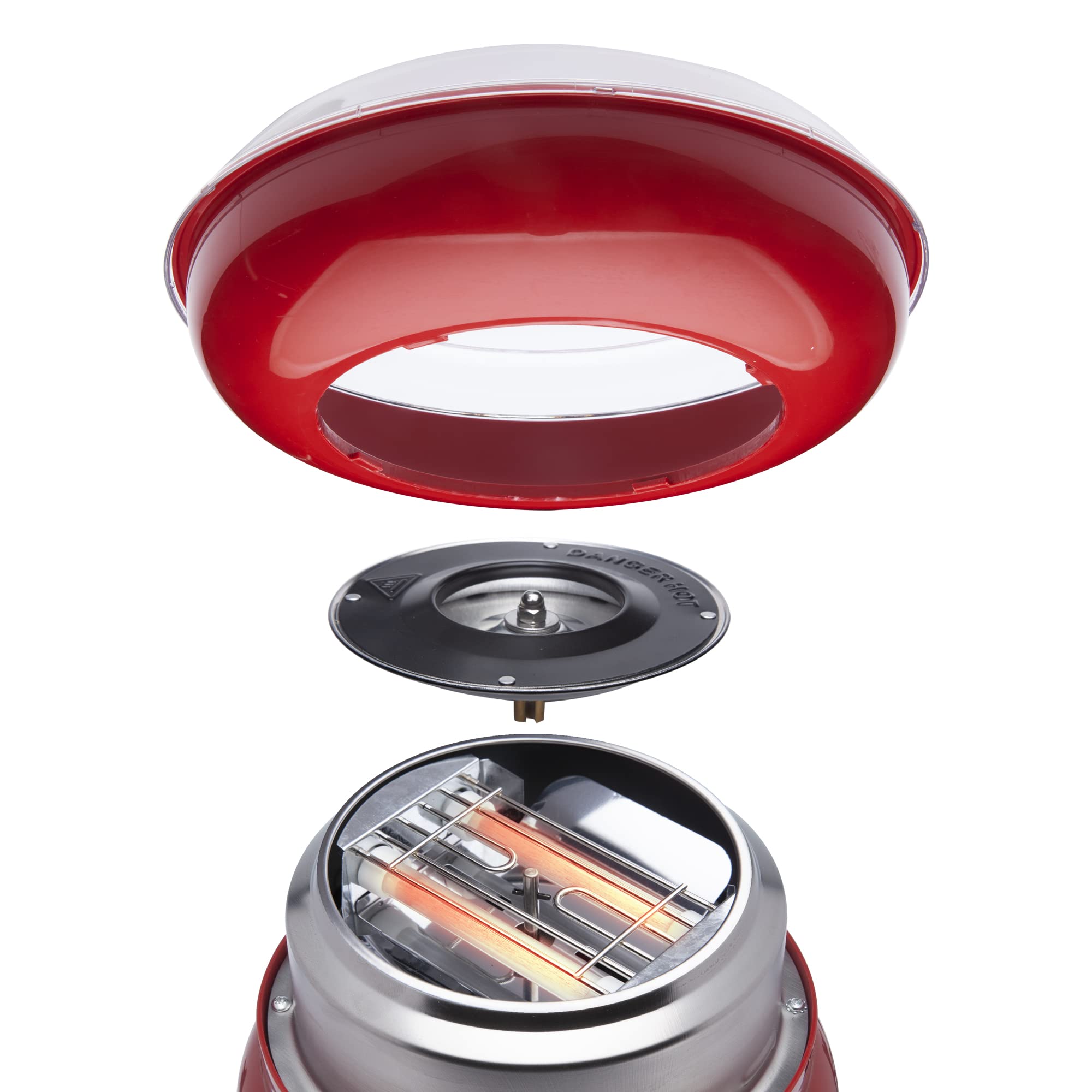 SOGO Máquina de Algodón de Azúcar 500W Retro Vintage con Luz LED