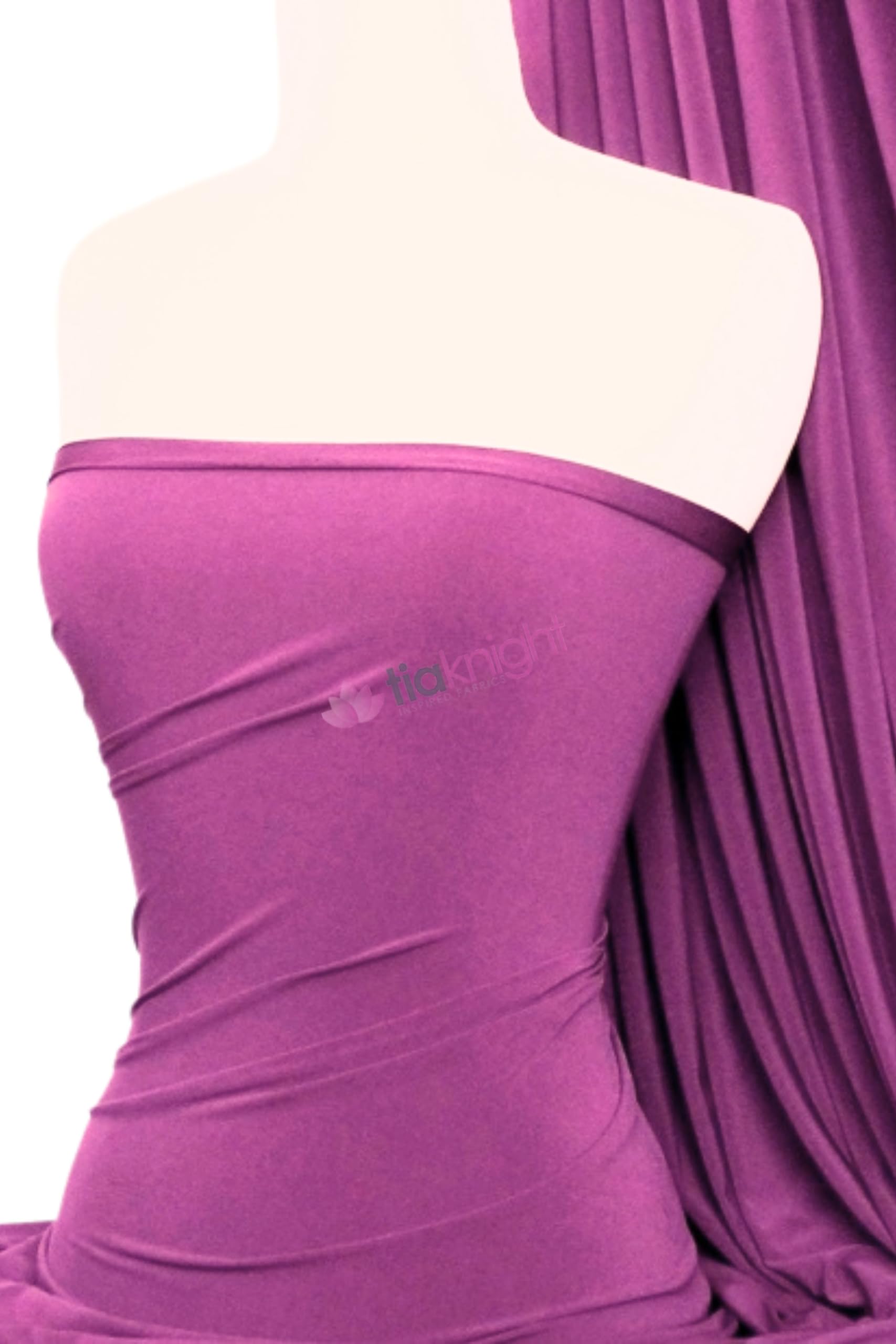 Tia Knight Inspired Fabrics Magenta Premium Quality Soft Touch Jersey Stretch Dressmaking Fabric Sold By The Metre 50+ Colours In Stock Same Day Dispatch By Tia Knight Q36 (, 1 Metre)
