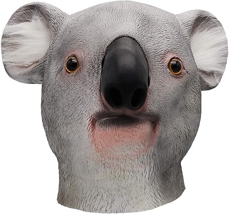 Amazon Co Jp コアラ ラバーマスク アニマルマスク 動物マスク 天然ラテックス製 ハロウィン クリスマス ホビー