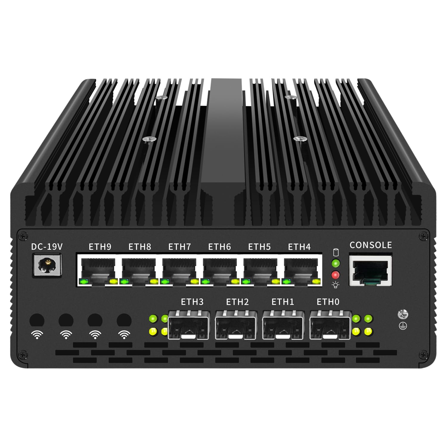 Bez wentylatora Mini PC U9-185H z 2 x DDR5/2 * M.2 Nvme, pulpit 6 * i226 2,5 G LAN, IntelX710 4 * 10G SFP+ Slot, potrójny wyświetlacz 4K, WiFi, urządzenie mikroroutera, AES-NI, OPNsense, bez