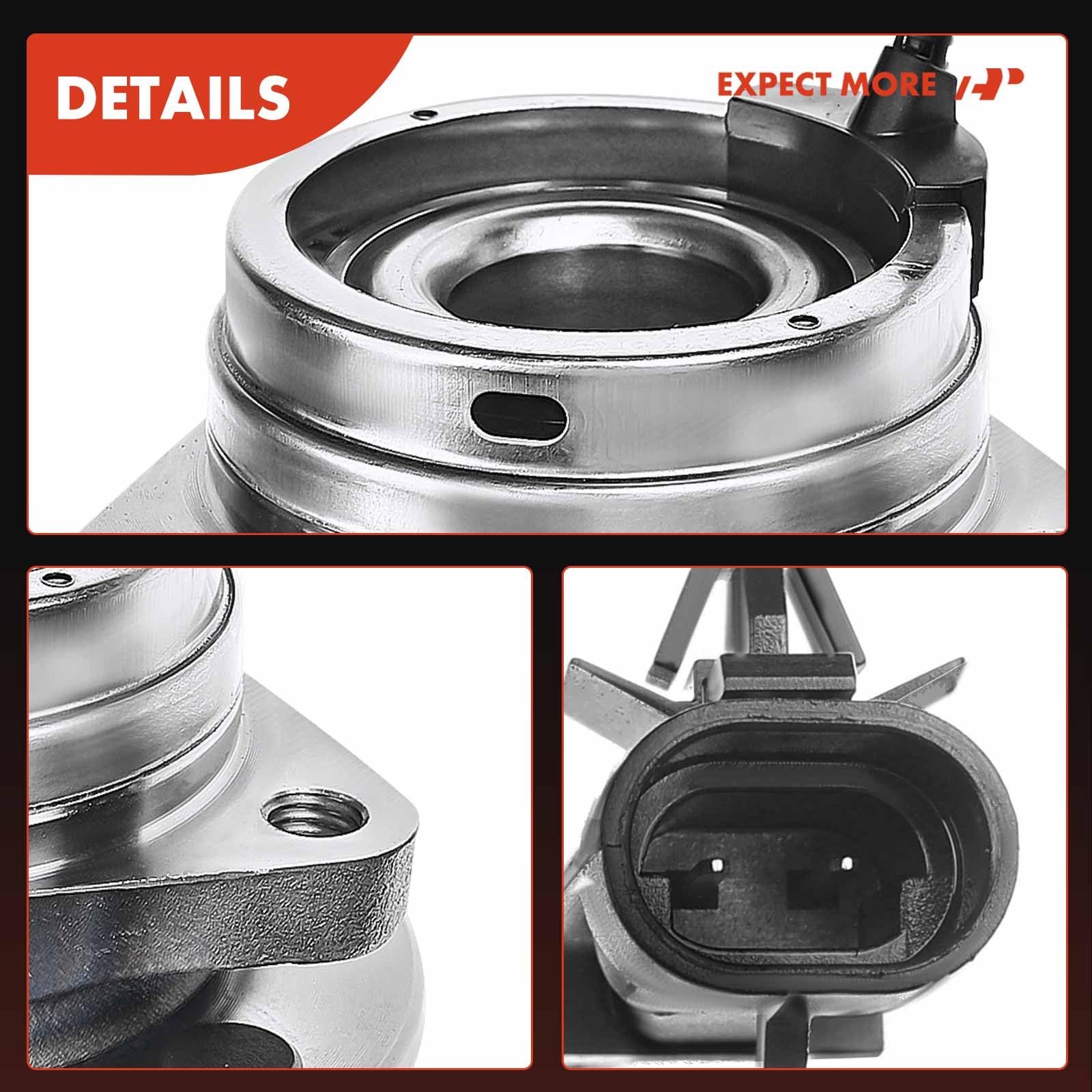 A-Premium Front Wheel Bearing and Hub Assembly with ABS & 5-Lug Compatible with Chevrolet Malibu 2004-2012, HHR & Cobalt 2008-2010, Pontiac G6 2005-2010, Saturn Aura 2007-2009
