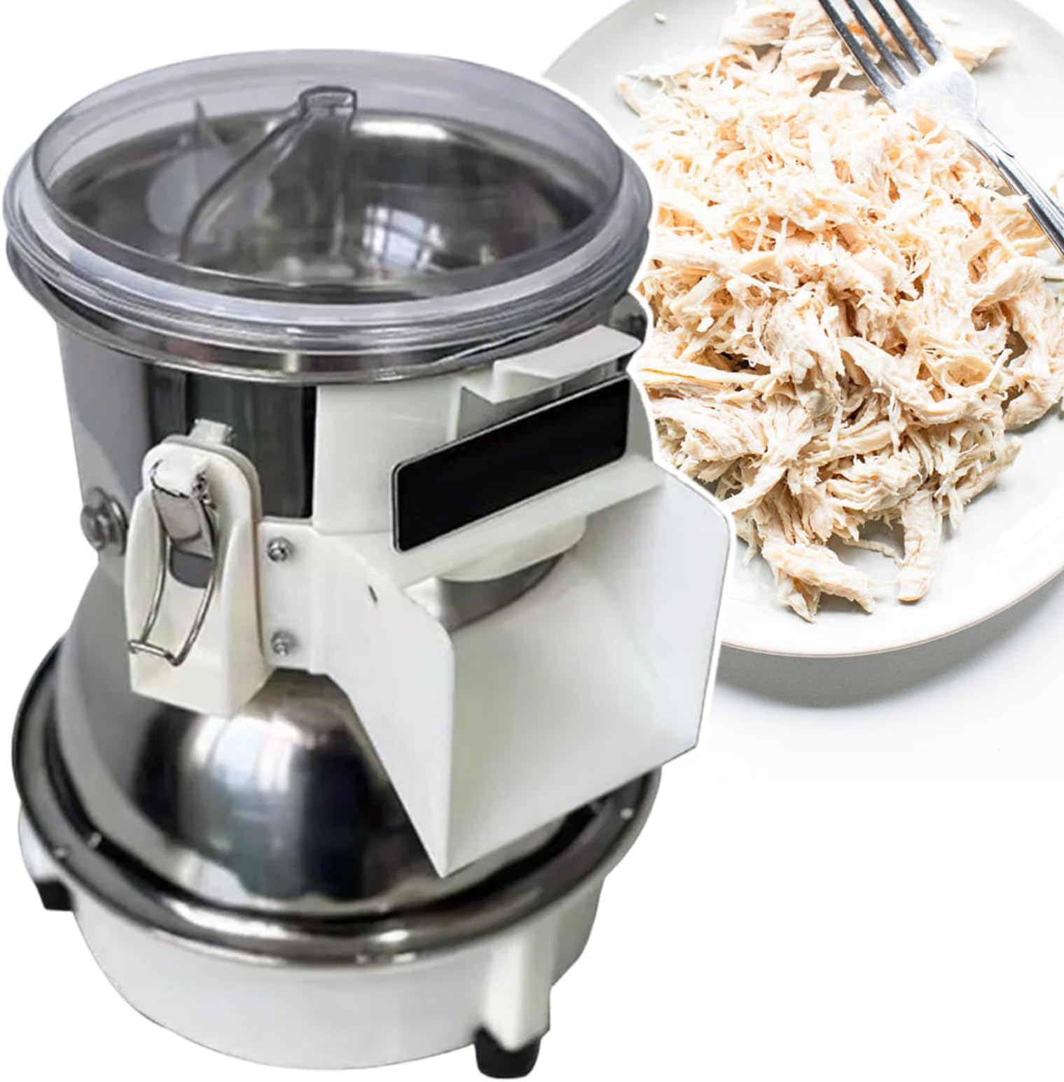 Chicken Shredding Machine, Meat Floss Machine for Kitchen, Space-Saving Design, Efficient Meat Drawing Tool