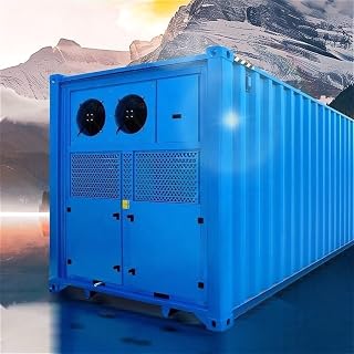 Industrial Walk-in Freezer 20ft, -30°C Commercial Container Cold Room with Condensing Unit for Deep Frozen Tuna and Salmon, Perfect for Large-Scale Food Storage and Distribution Centers
