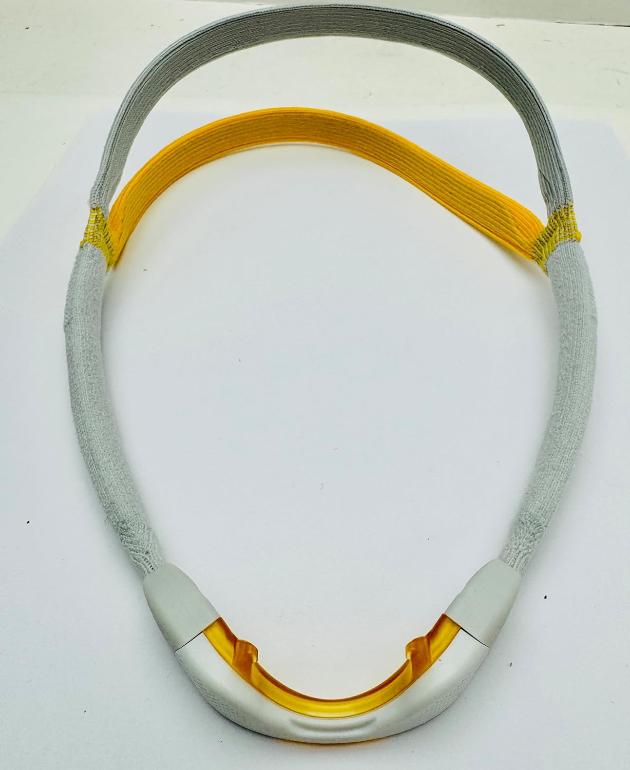 Replacement fit Like Style Compatible Adjustable Headgear Yellow/Gray Like The Nasal Solo Option by F&P 400-SL122(SC@28E) Not Universal Not to be Used w/Other Systems