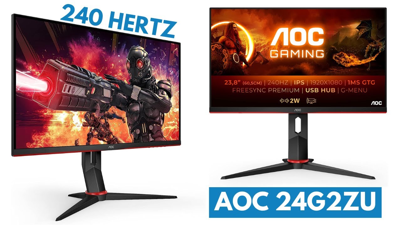 Watch AOC 24G2ZE 240Hz IPS WLED LCD Gaming Monitor on Amazon Live
