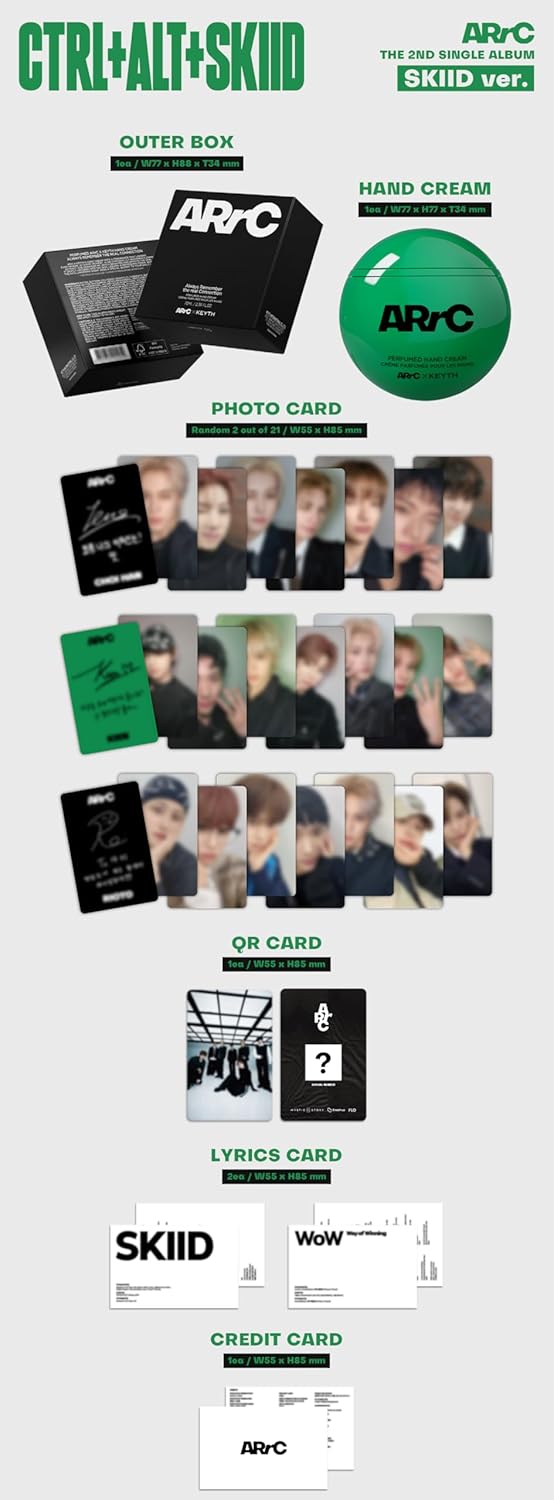 アーク ARrC CTRL+ALT+SKIID 2nd Single Album アルバム with Tracking Sealed