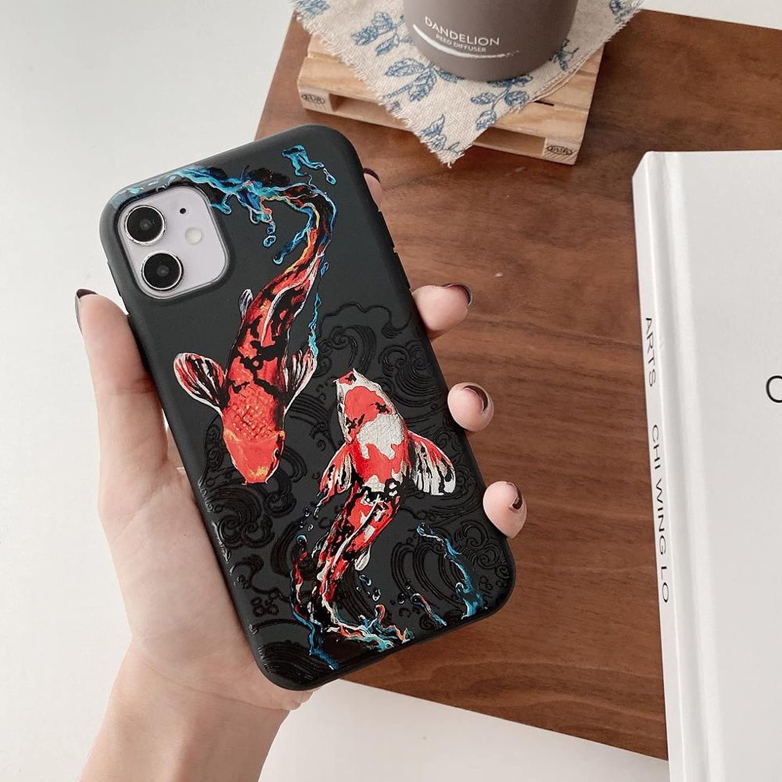 Amazon | Koi Fish Phone Cases for iPhone 13 Pro Max XS 11 12
