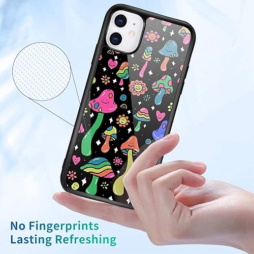 Miniatura 5 de Linda funda de teléfono Mushroon para iPhone 12iPhone 12 Pro, funda de hongos TPU a prueba de golpes, funda protectora femenina para teléfono con