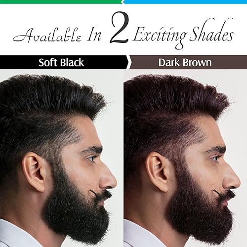 Miniatura 5 de Vegetal Color seguro marrón oscuro de 25 gm, certificado orgánico libre de alergias, color bio natural para el cabello de barba sin fórmula de