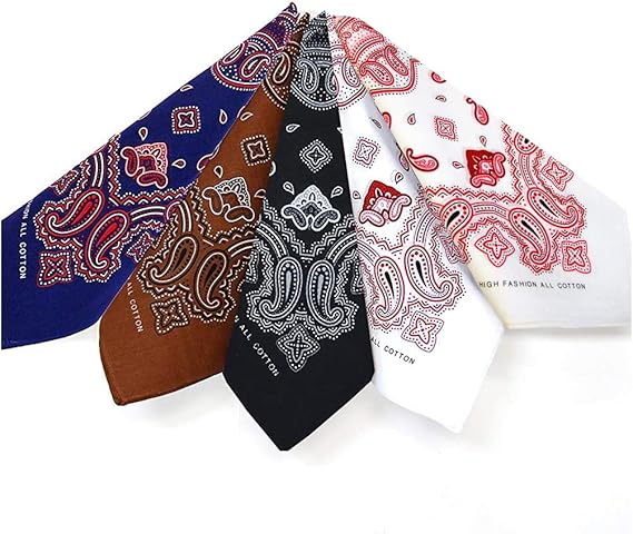 Amazon バンダナ ペーズリー柄no 3 5枚セット バンダナ 通販