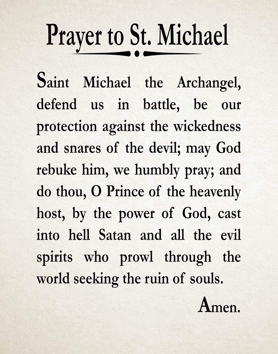 st-michael-prayer-art-print-by-albert-sellaman-pixels