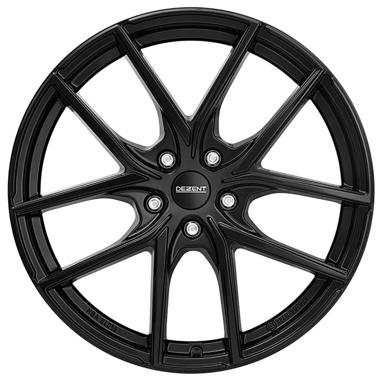4x Dezent cerchi in alluminio TO black 7.5Jx18 ET50 5x112