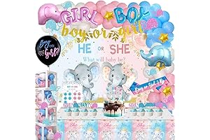 Gorgeous Elephant Gender Reveal Backdrop Decorations Gifts